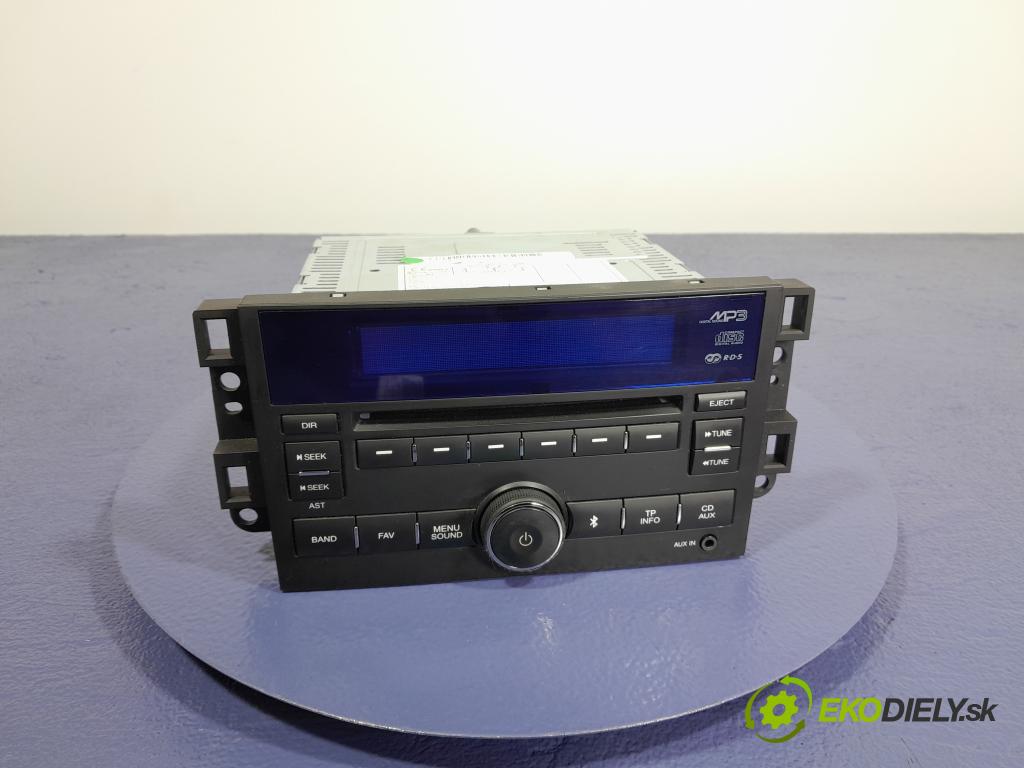 Chevrolet Captiva 2011 Radio I Navigácia: 22744883