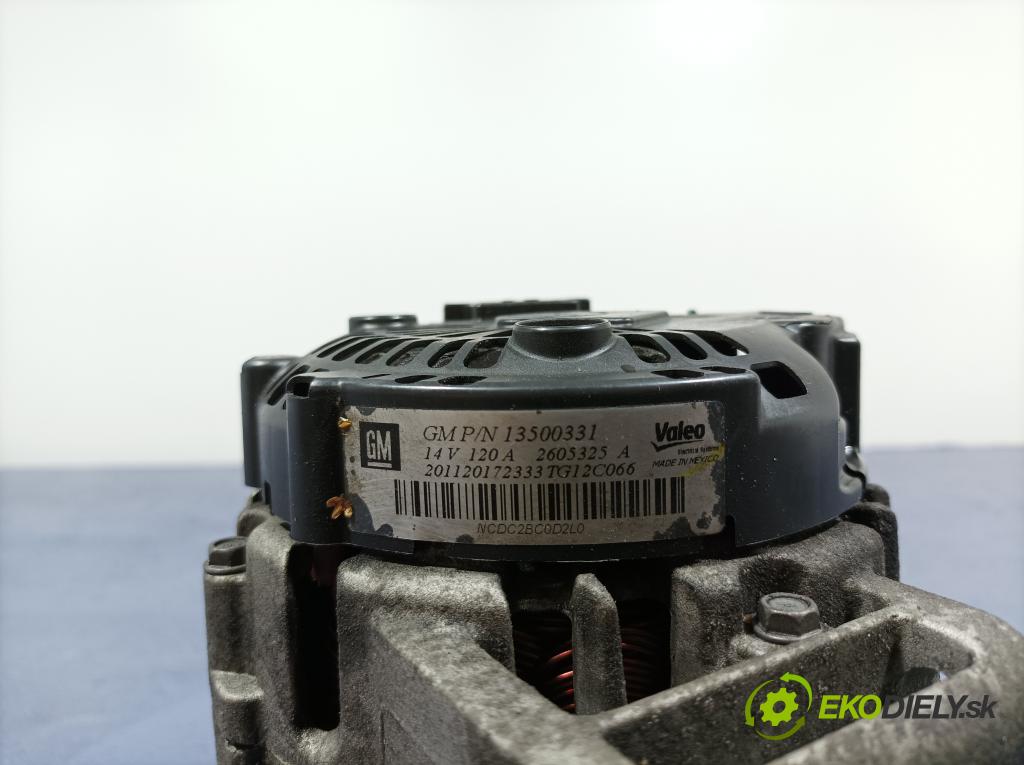 Chevrolet Captiva 2011 Alternator 13500331