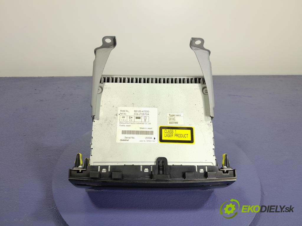 Toyota Prius 2007 Radio I Navigácia: 86120-47220
