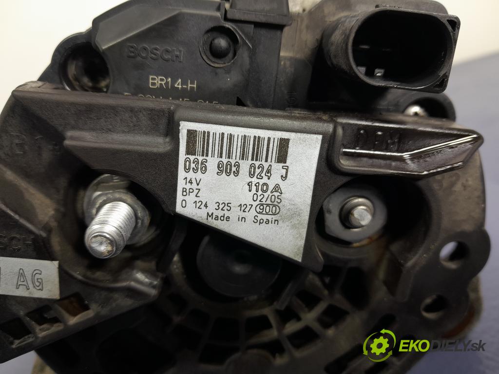 Vw Golf 2005 Alternator 036903024J