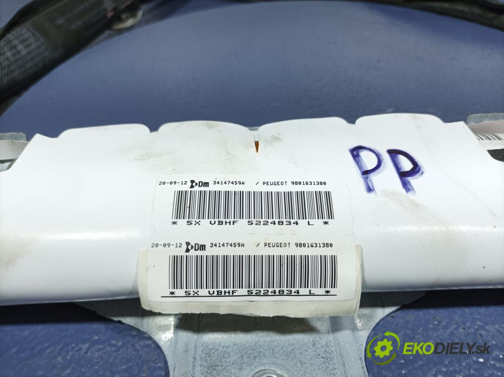 Peugeot 3008 2012 Airbag: clona x 9801631380