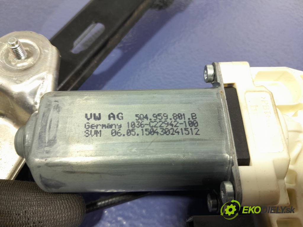 Vw Passat 2015 mechanismus stahování Sklenka: před Levý: 3G0837461B