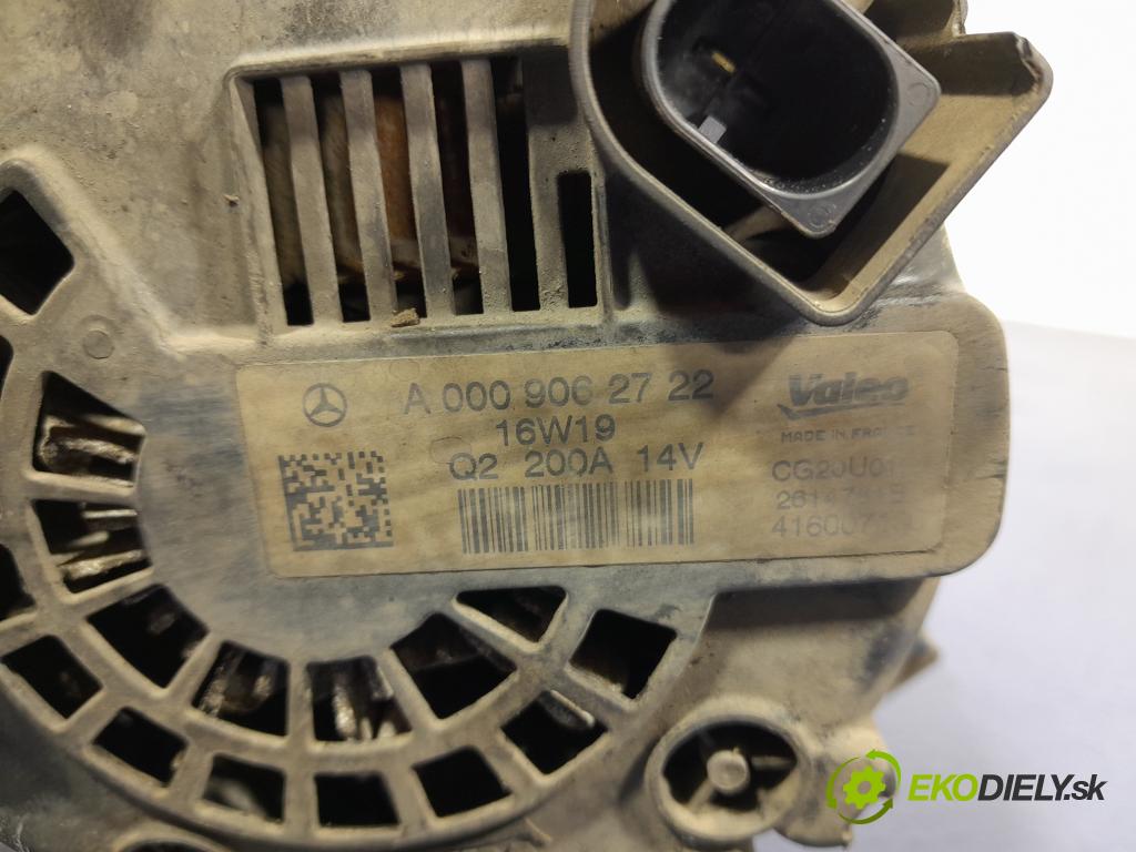 Mercedes Cls 2016 Alternator A0009062722