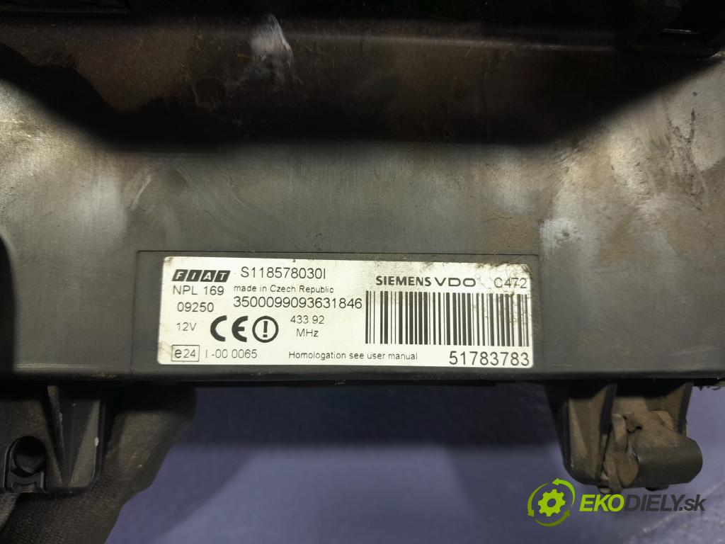 Fiat Panda 2009 skříňka Pojistky 51783783