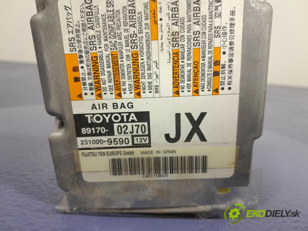 Toyota Auris 2017 Airbag: x 89170-02J70