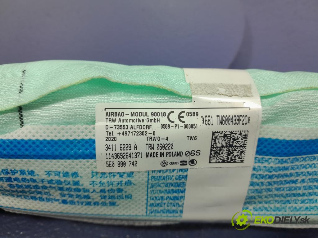 Skoda Octavia 2020 Airbag: clona x 5E0880742