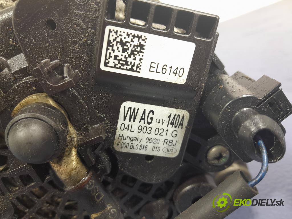 Skoda Octavia 2020 Alternator 04L903021G