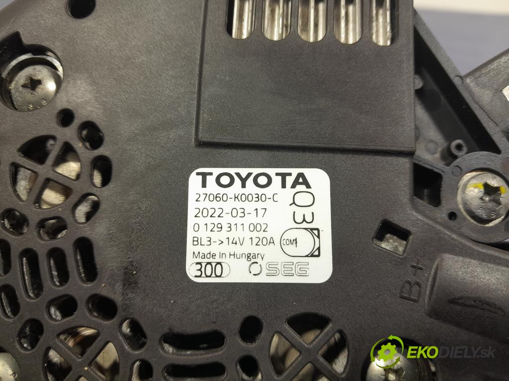 Toyota Corolla 2022 Alternator 27060-K0030-C