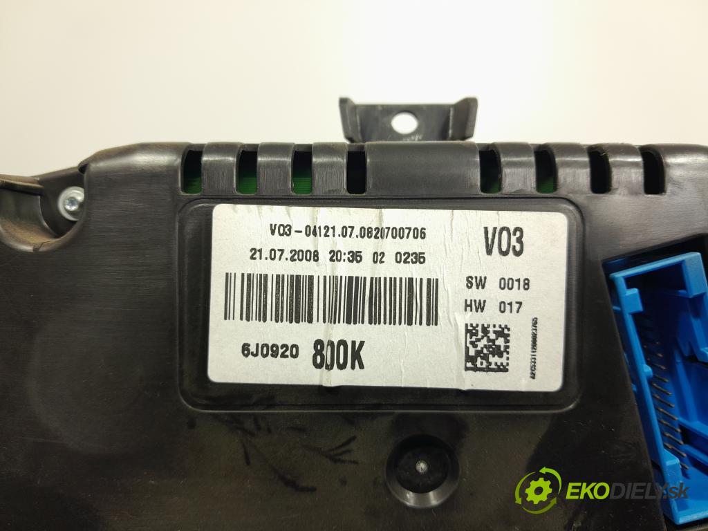 Seat Ibiza 2008 prístrojovka/ budíky 6J0920800K
