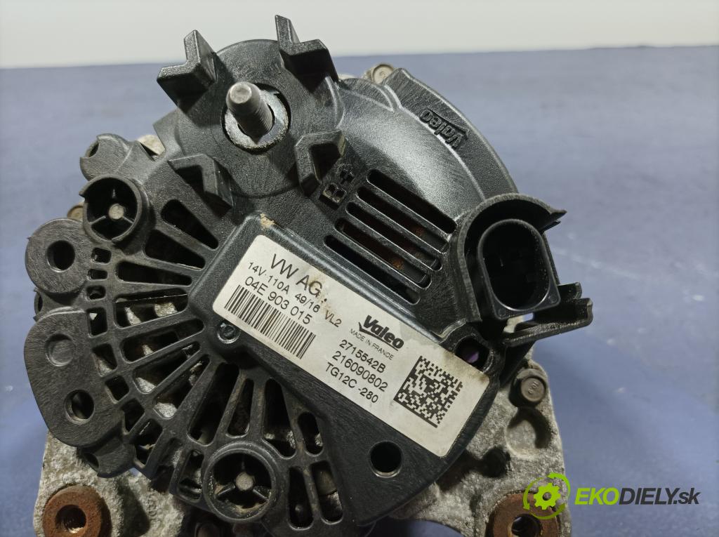 Skoda Fabia 2016 Alternator 04E903015