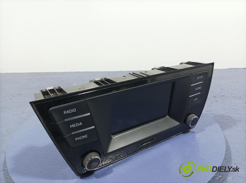 Skoda Fabia 2016 Radio I Navigácia: 6V0035869D