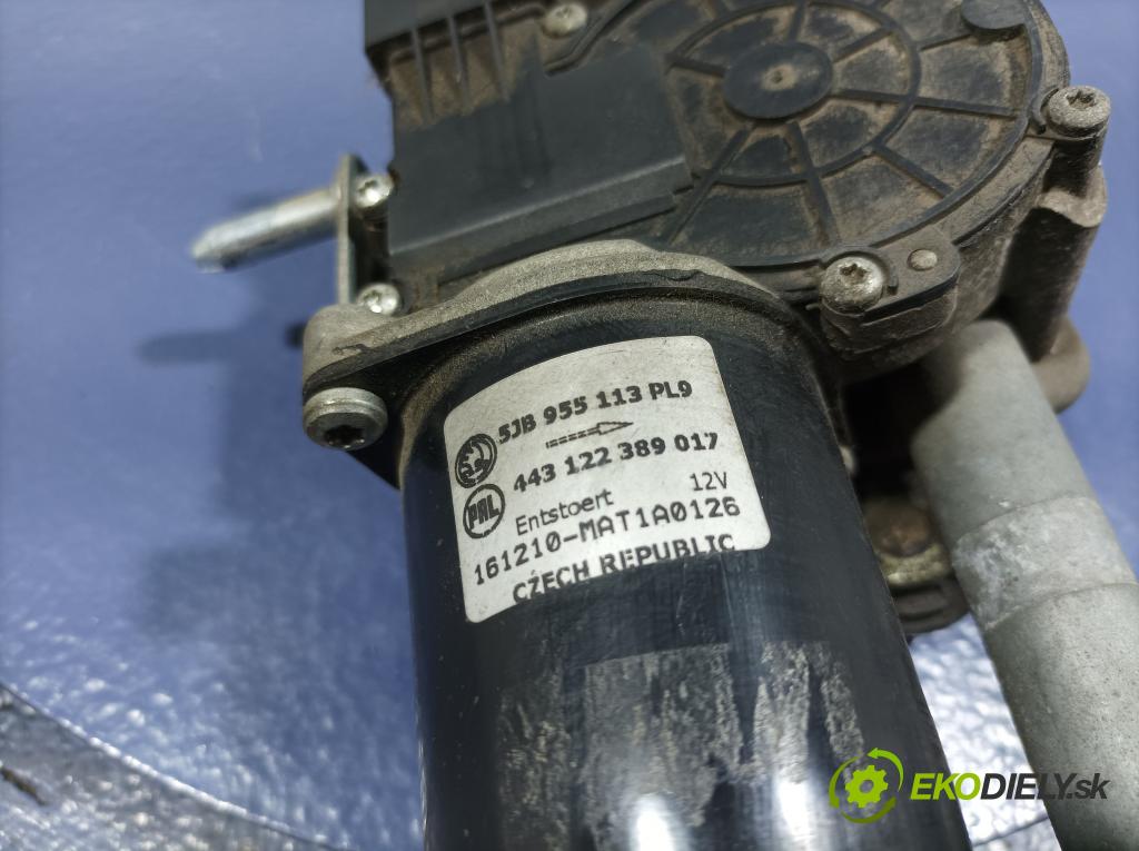 Skoda Fabia 2016 mechanismus motorek Stěrače: před 01