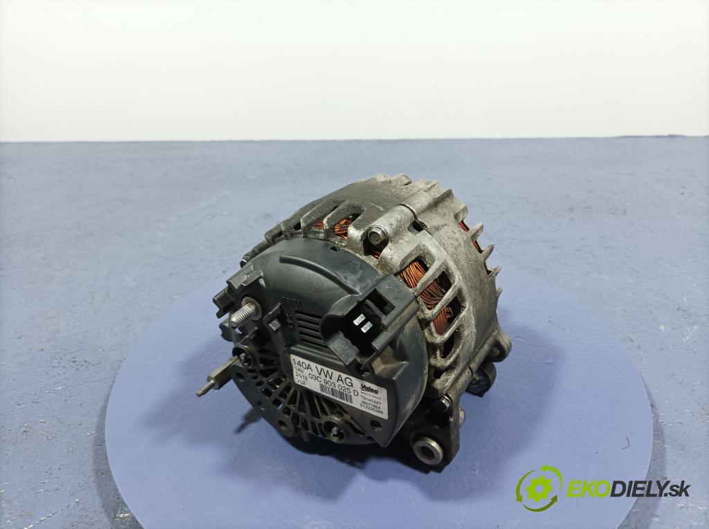 Vw Golf 2012 Alternator 03C903025D