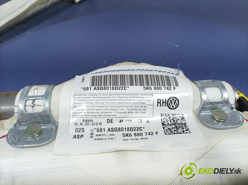 Vw Golf 2012 Airbag: clona x 5K6880742F