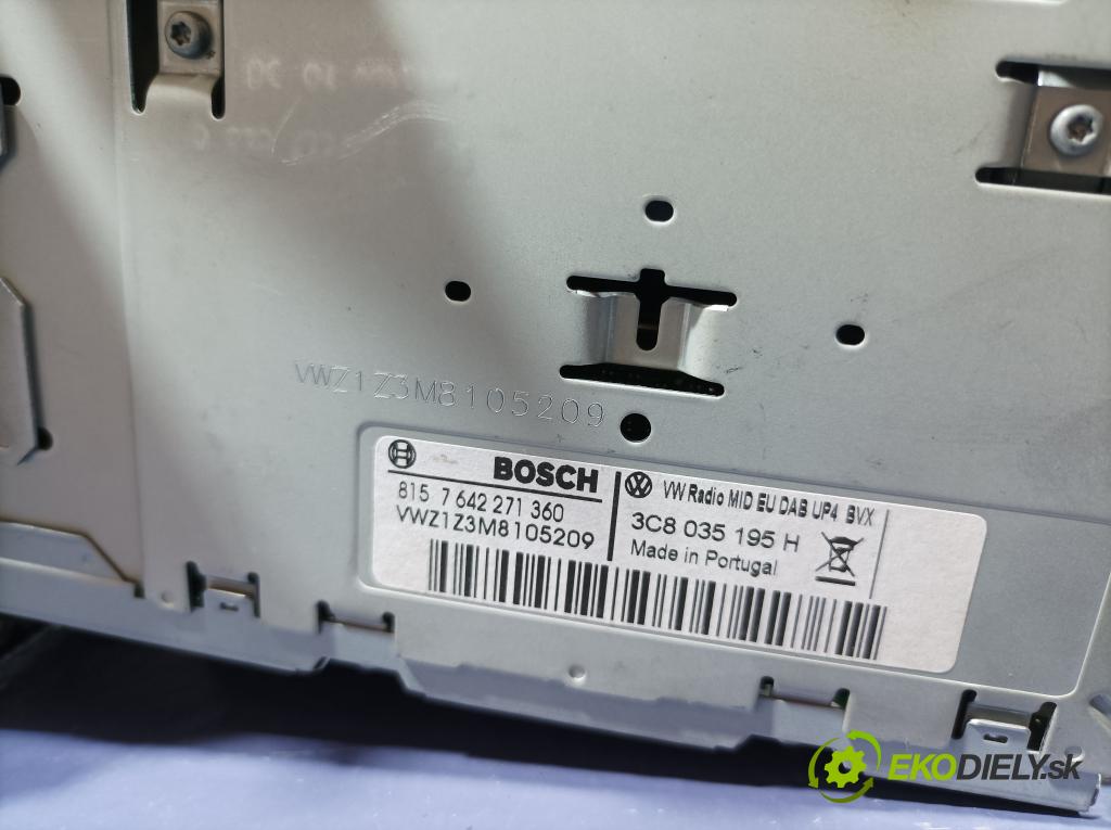 Vw Golf 2012 Radio I Navigácia: 3C8035195H