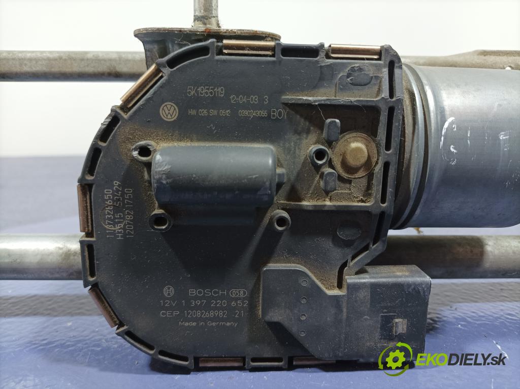 Vw Golf 2012 mechanismus motorek Stěrače: před 5K1955023