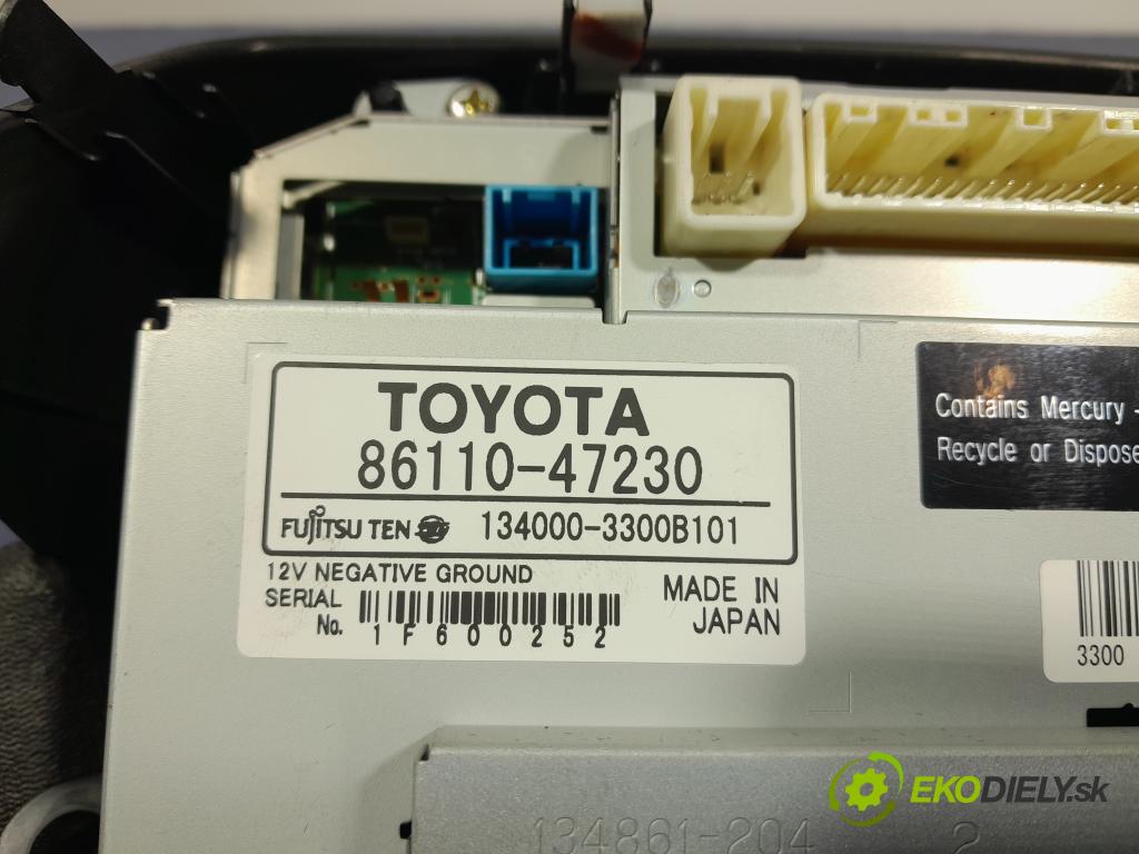 Toyota Prius 2007 Zobrazit: Rádio: / GPS 86110-47230