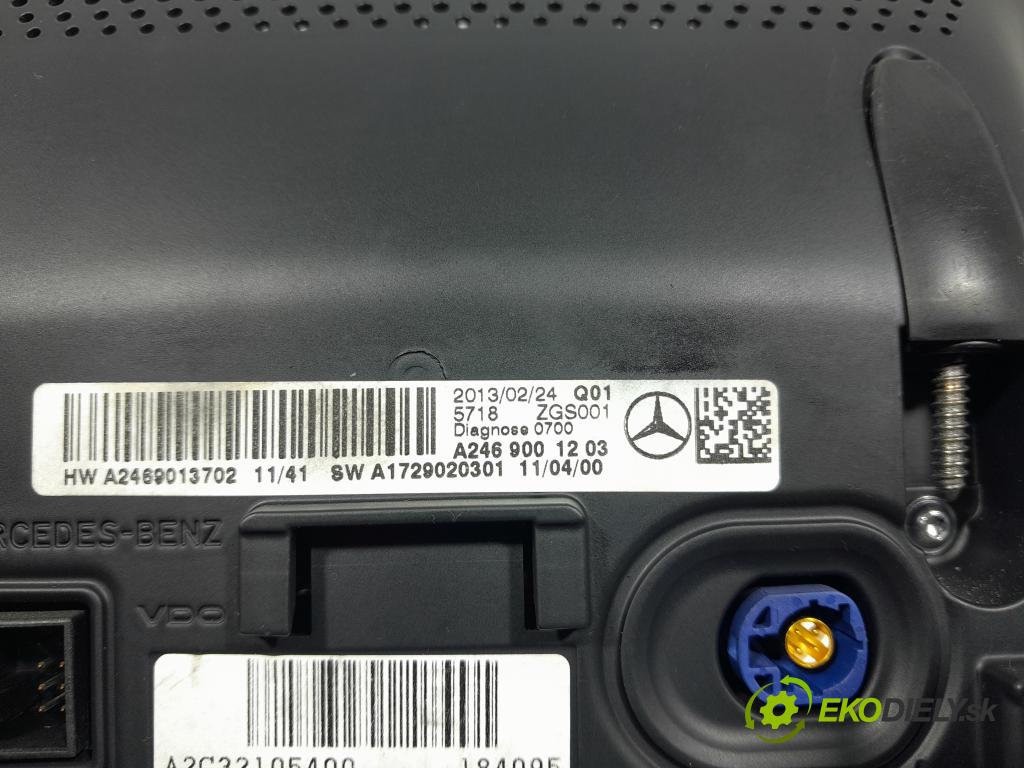 Mercedes B-klasa 2013 Zobrazit: Rádio: / GPS A2469001203