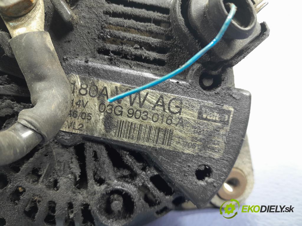 Audi A6 2005 Alternator 03G903016A