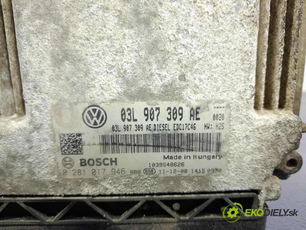 Vw Passat 2012 riadiaca jednotka Motor: 03L907309AE