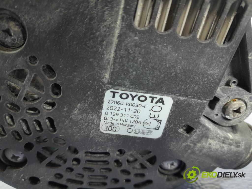 Toyota Corolla 2022 Alternator 27060-K0030-C