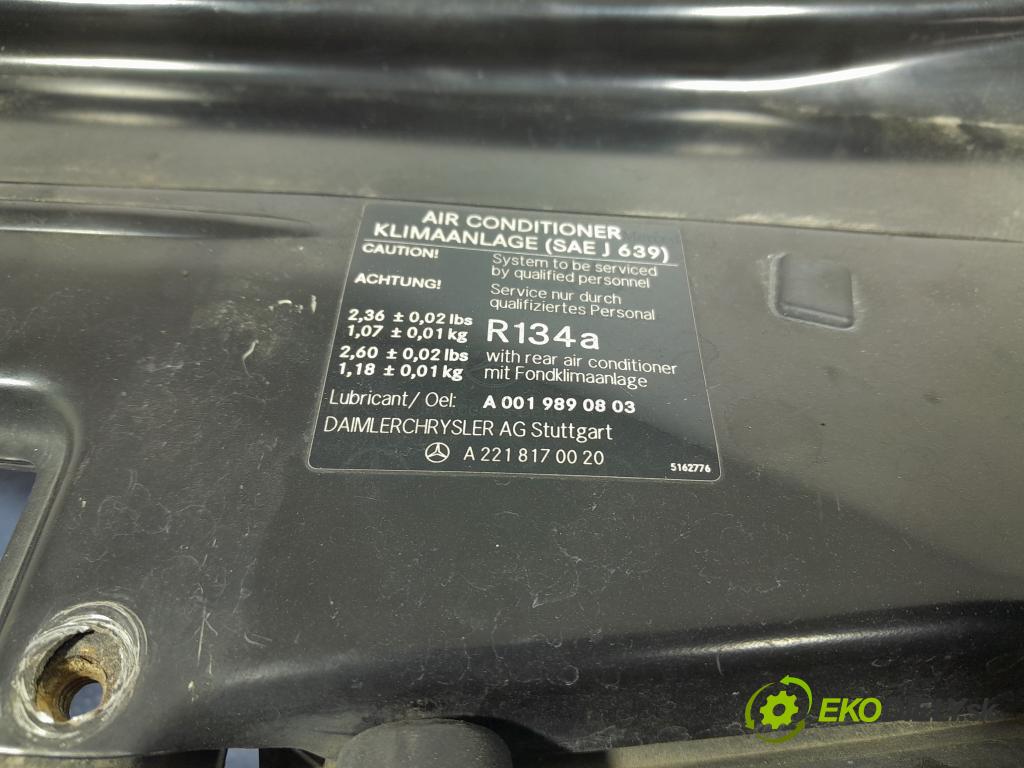 Mercedes S-klasa 2007 výztuha Čelní / stěna Přední A2218170020