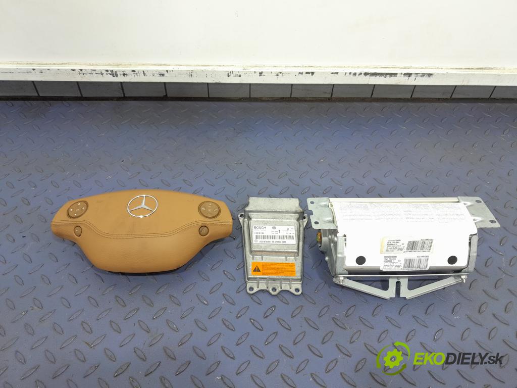 Mercedes S-klasa 2007 kokpit,pristrojová doska 01