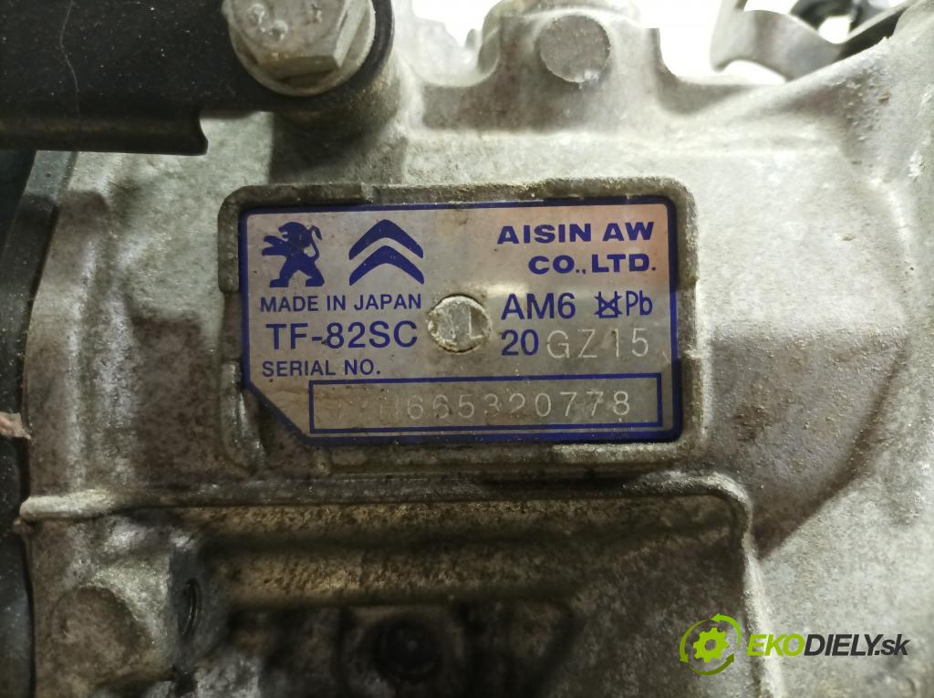 Peugeot 5008 2018 prevodovka automatická 20GZ15