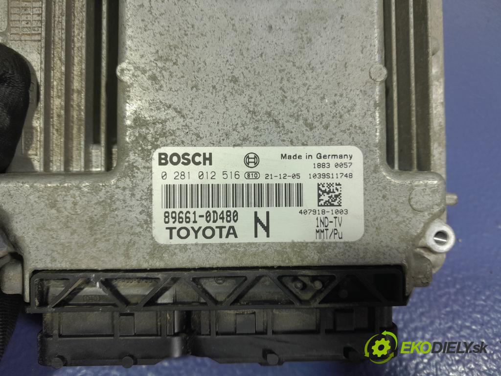 Toyota Yaris 2006 riadiaca jednotka Motor: 89661-0D480