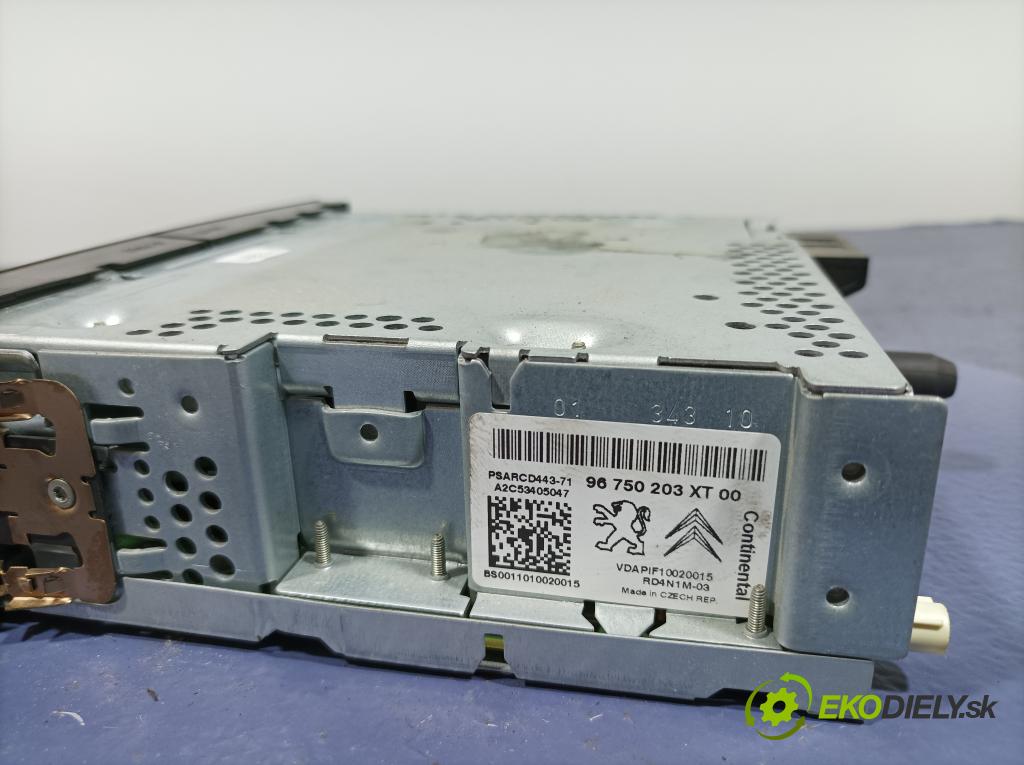 Citroen C4 picasso 2011 Radio I Navigácia: 96750203XT