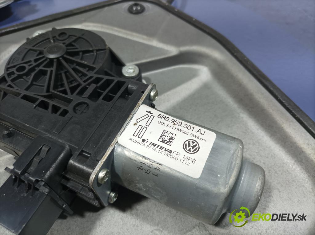 Skoda Fabia 2014 mechanismus stahování Sklenka: před Levý: 6R0959801AJ