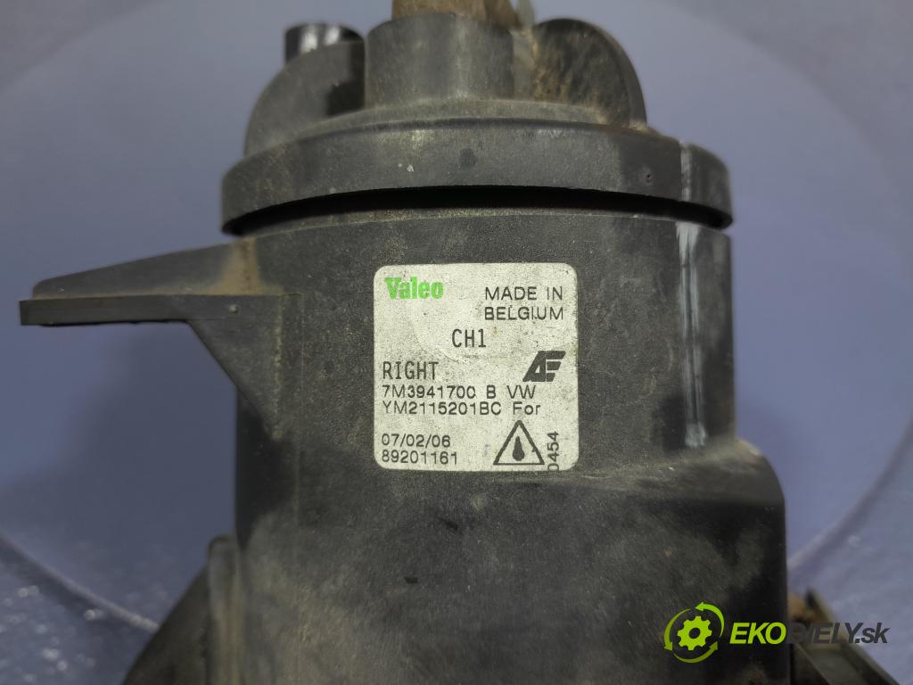 Seat Alhambra 2006 Halogen v pravo: 7M3941700B