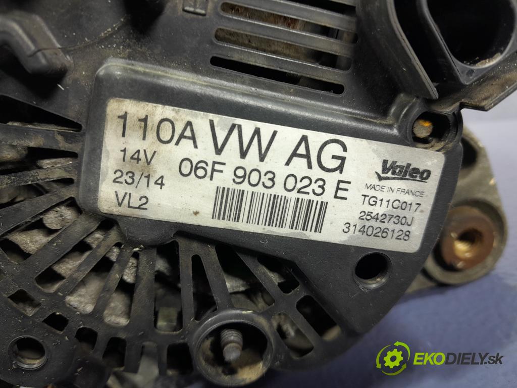 Skoda Fabia 2014 Alternator 06F903023E