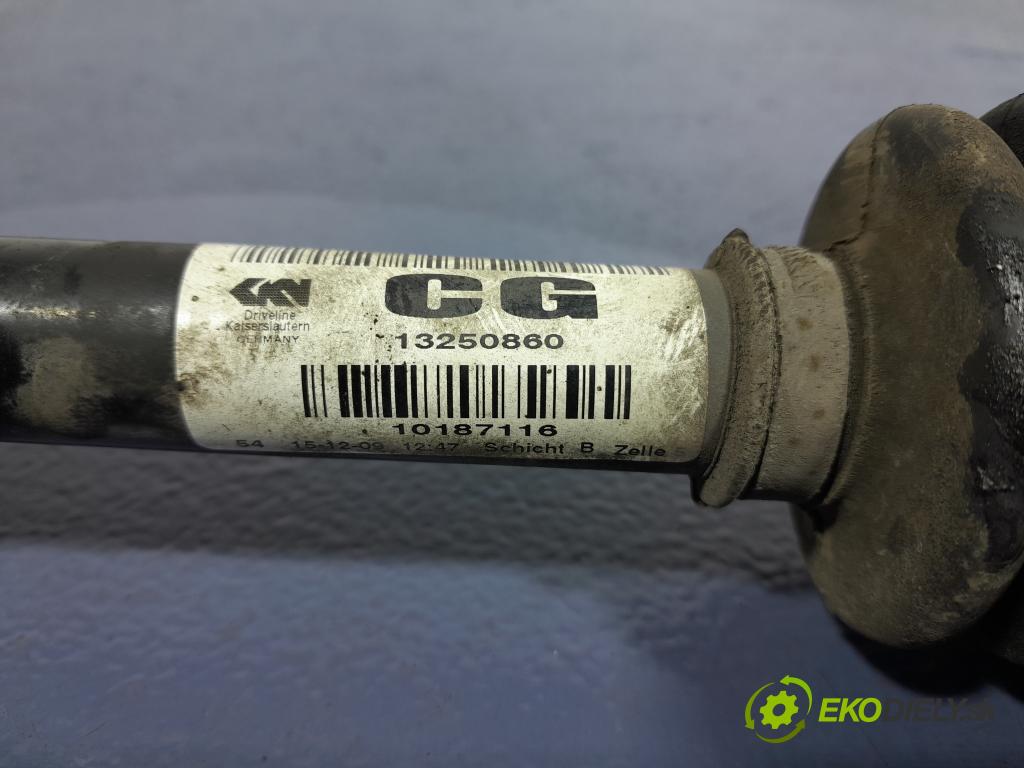Opel Astra 2010 poloos ľavá Predné 13250860