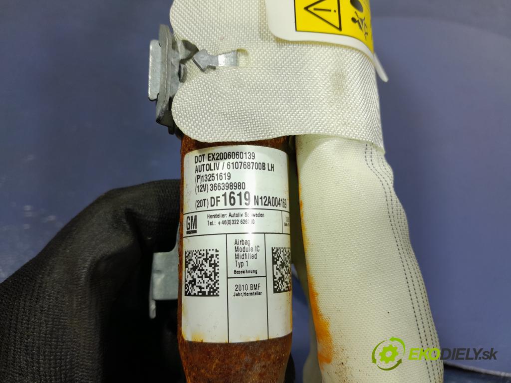 Opel Astra 2010 Airbag: clona x 13251619