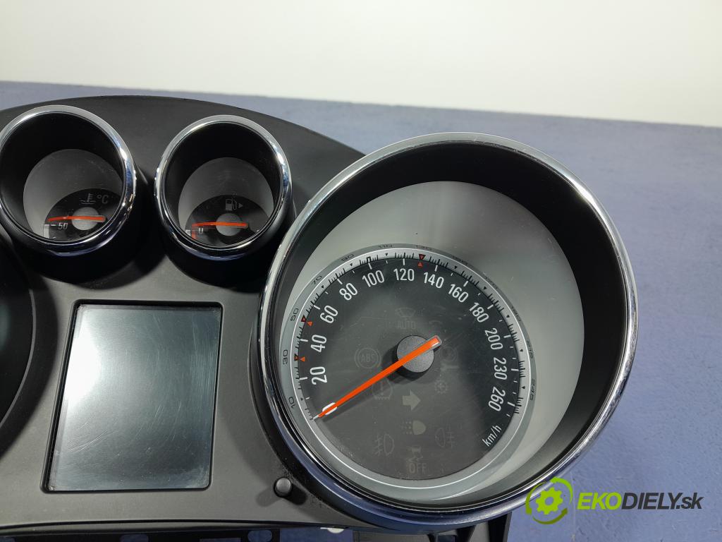 Opel Astra 2010 prístrojovka/ budíky 13336486