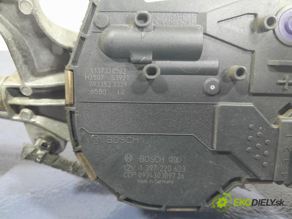 Opel Astra 2010 mechanismus motorek Stěrače: před 13262434
