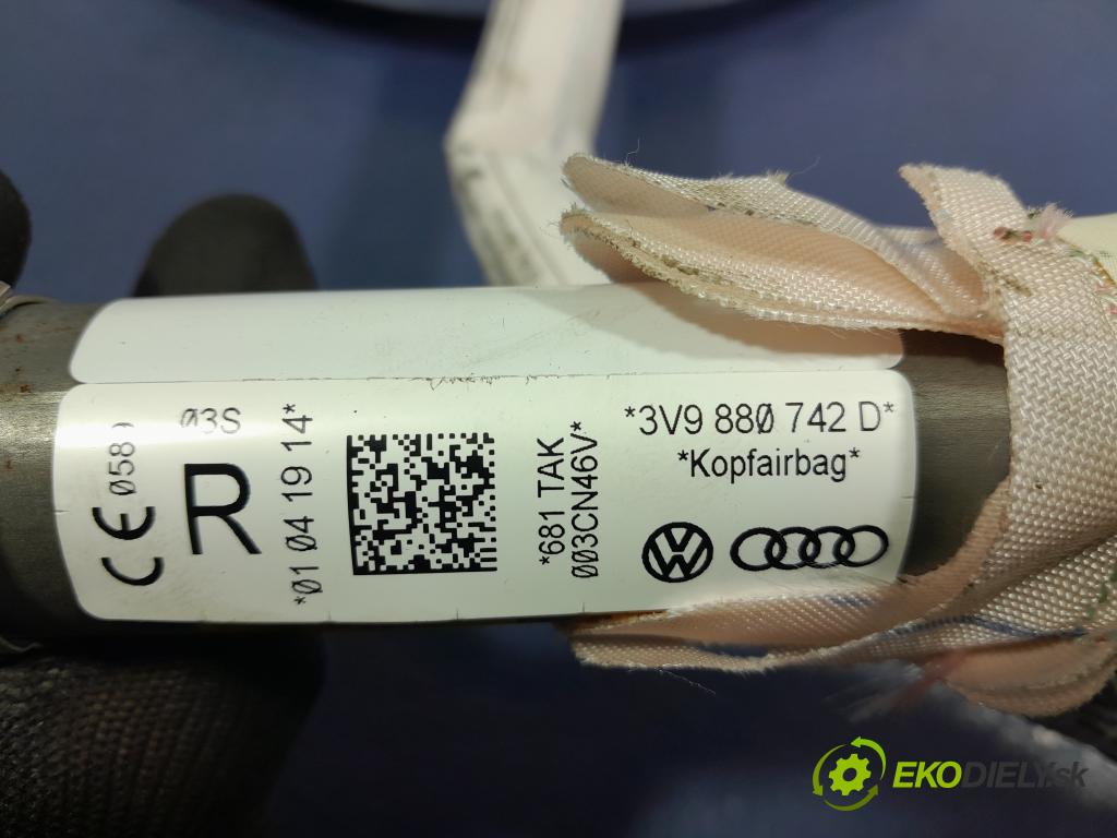 Skoda Superb 2019 Airbag: clona x 3V9880742D