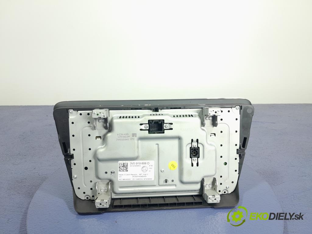 Skoda Superb 2019 displej Radio / GPS 3V0919606D