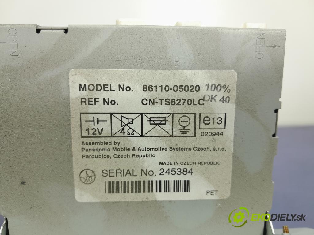 Toyota Avensis 2004 Zobrazit: Rádio: / GPS 86110-05020