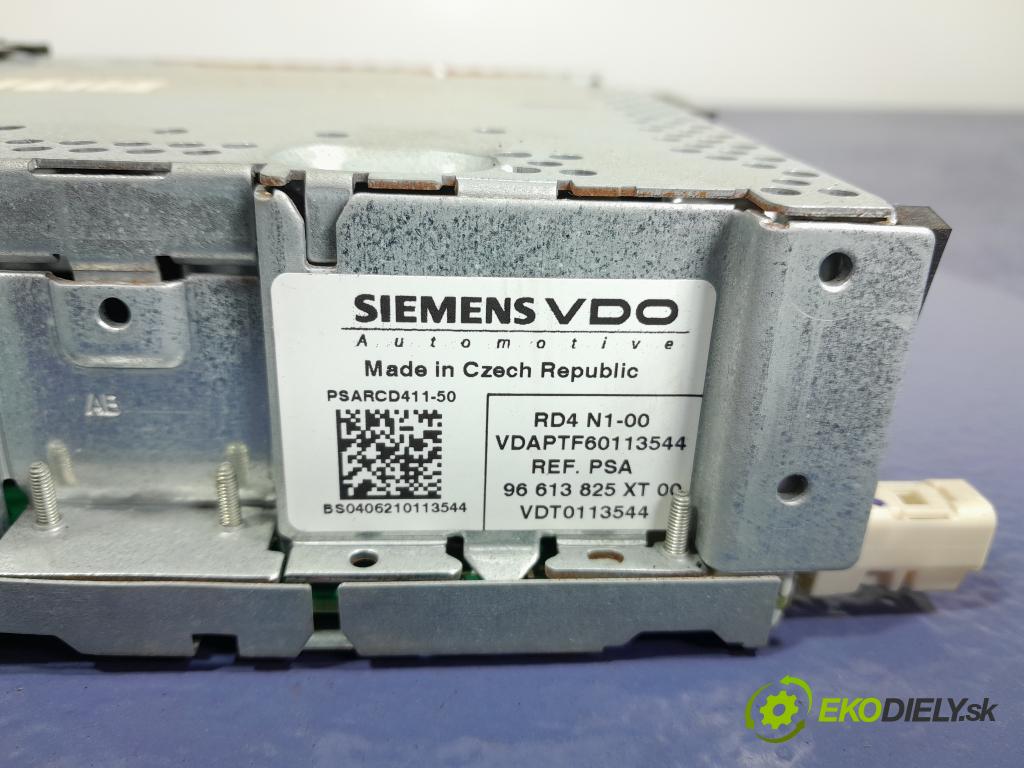 Citroen C3 2007 Radio I Navigácia: 96613825XT