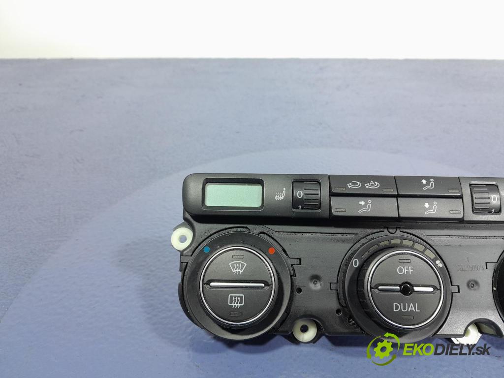Vw Passat 2008 prepínač Klimatizácia: Prúd vzduchu: 3C0907044DA