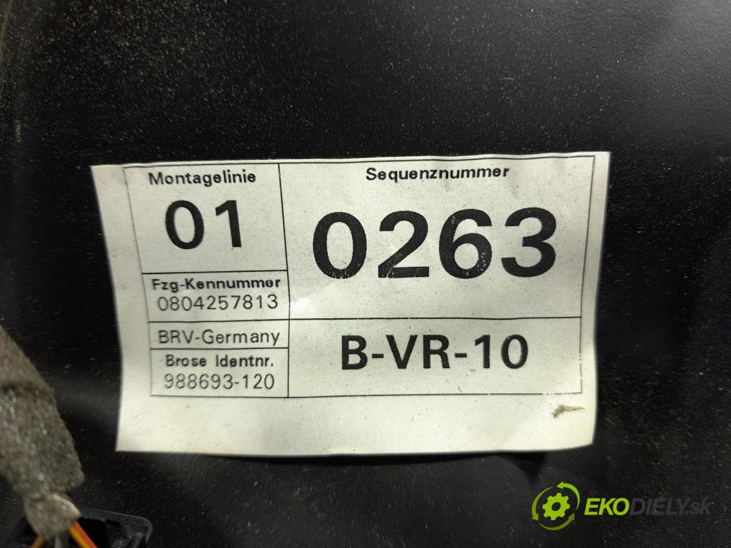 Vw Passat 2008 mechanizmus okna Okná: Predné v pravo: 3C1837756K