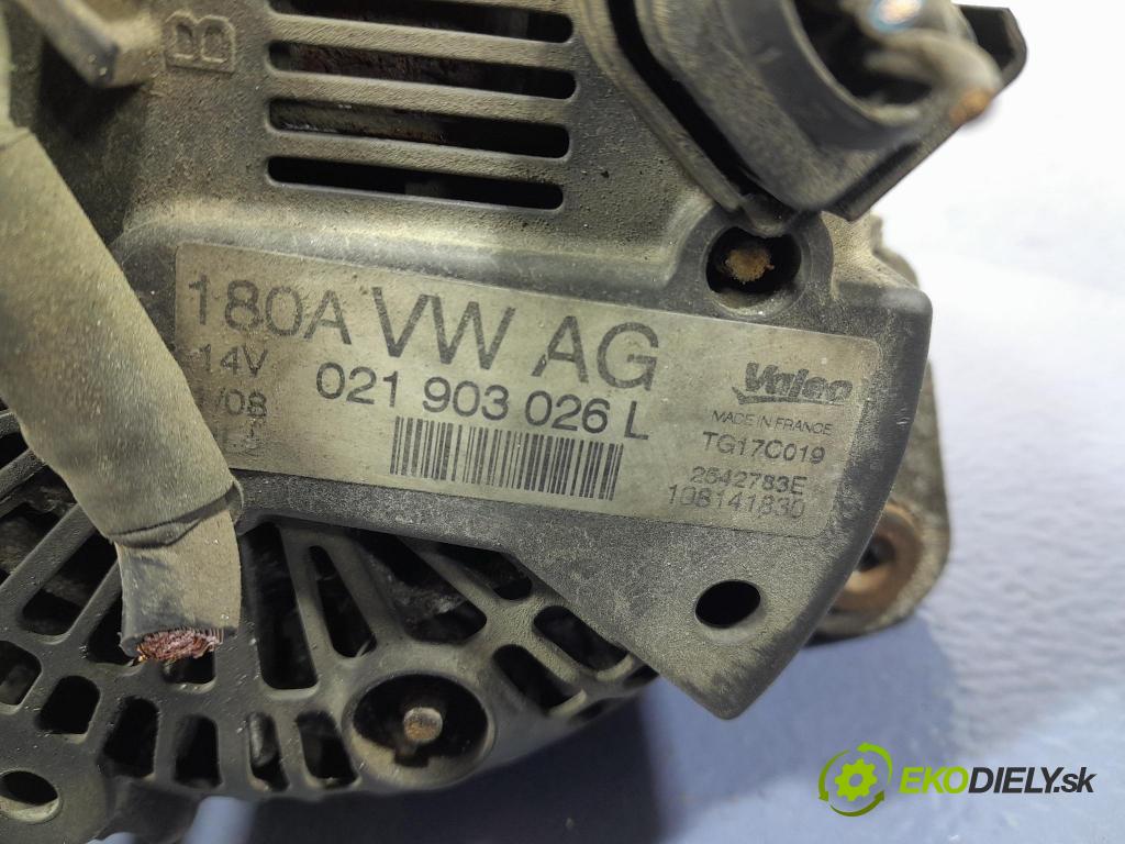 Vw Passat 2008 Alternator 021903026L