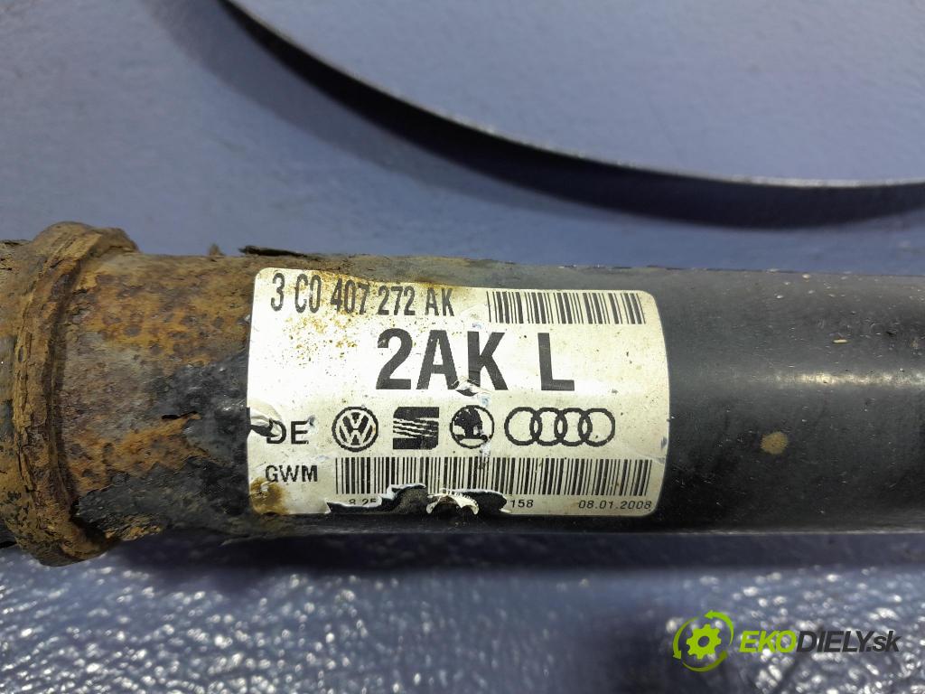Vw Passat 2008 poloos Prava: Predné 3C0407272AK