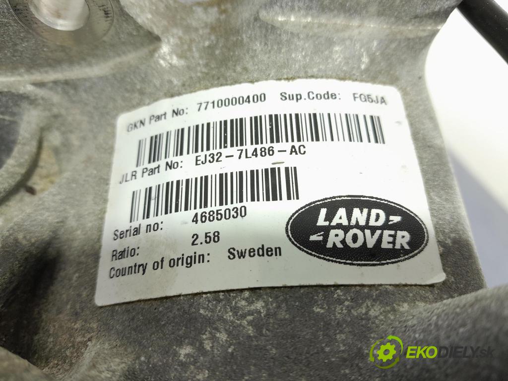 Land rover Range rover ev 2017 prevodovka ZNÍŽENIE: EJ32-7L486-AC