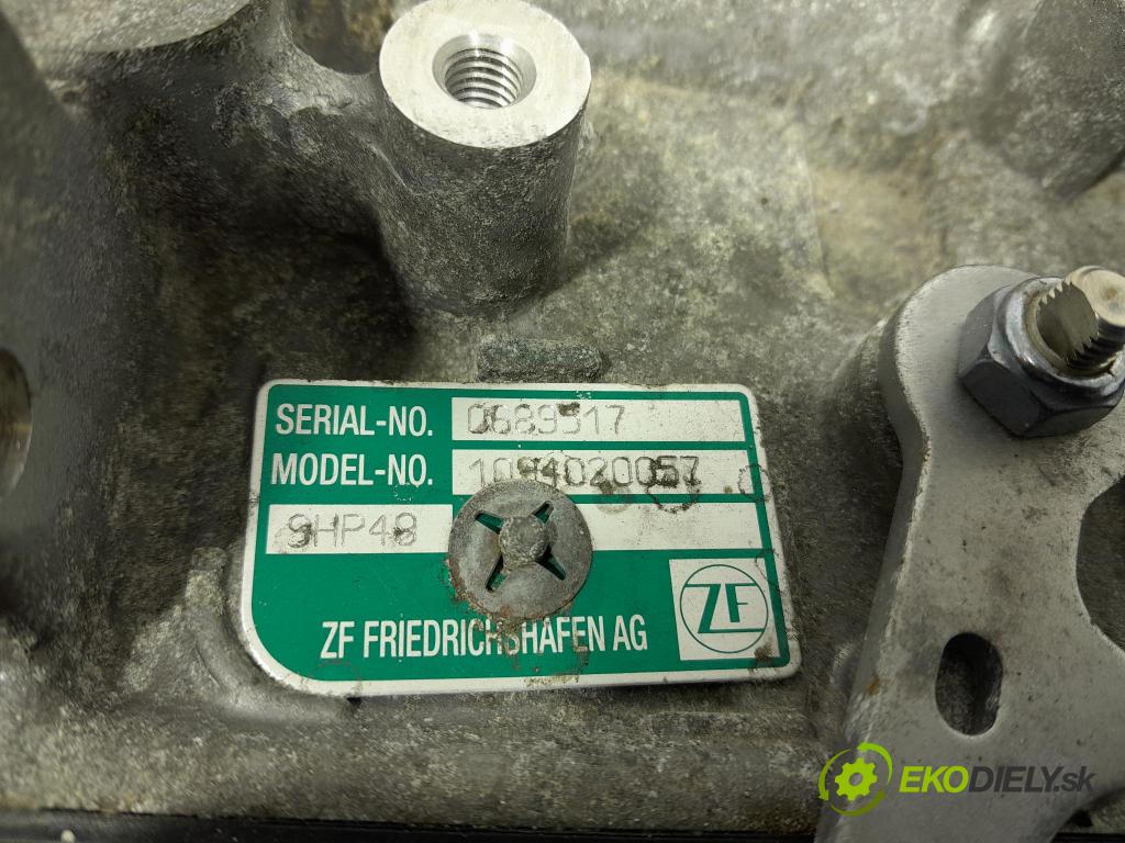 Land rover Range rover ev 2017 prevodovka automatická 9HP48 GJ327000BC
