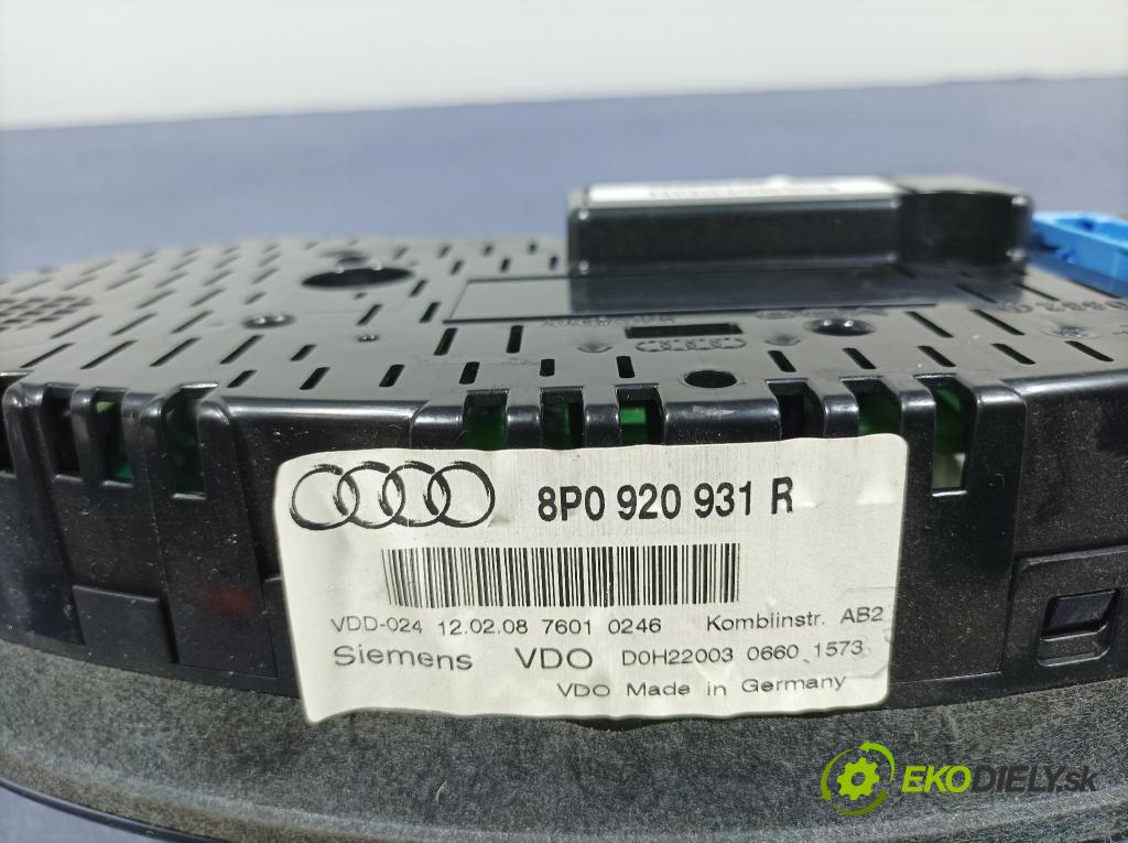 Audi A3 2008 prístrojovka/ budíky 8P0920931R