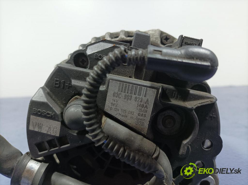 Audi A3 2008 Alternator 03C903023A