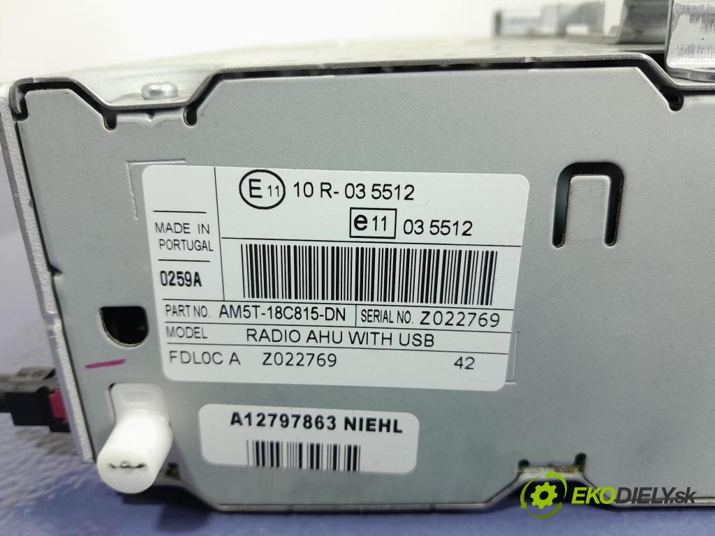 Ford Fiesta 2014 Radio I Navigácia: AM5T-18C815-DN